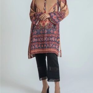 Elegant Tan Women's Kurta and Pants set